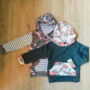 Bundle - 2T girls hooded sweatshirts